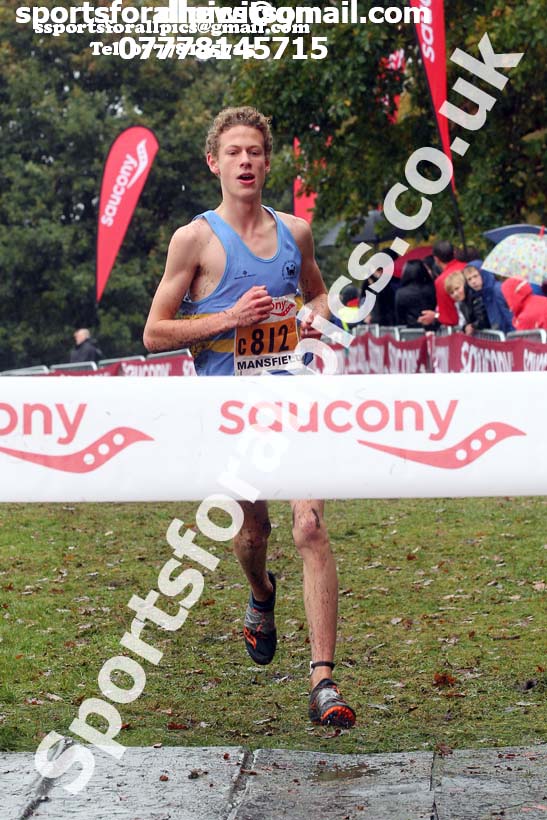 Mens under-17s, National Cross Country Relay Champs., Berry Hill Park, Mansfield.  Photo: David T. Hewitson/Sports for All Pics